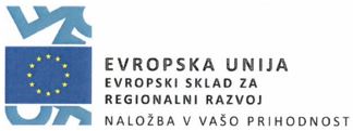 Logo za Evropski sklad za regionalni razvoj