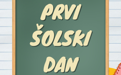 Prvi šolski dan