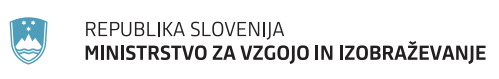 Logo ministrstvo za vzgojo in izobraževanje