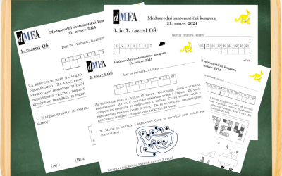 ZLATO in SREBRNO priznanje na državnem tekmovanju iz matematike